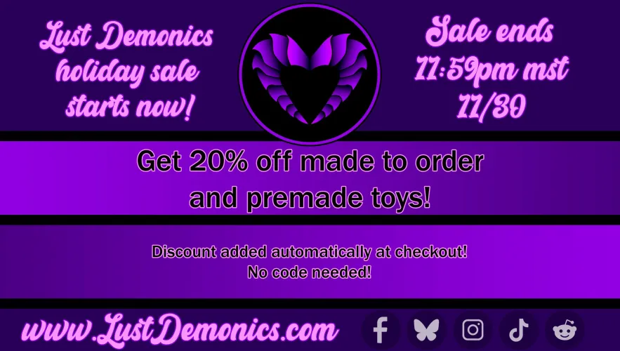 Thumbnail Holiday Savings: 20% Off with Lust Demonics by RlyehFhtagn-xD | BadDragon Category