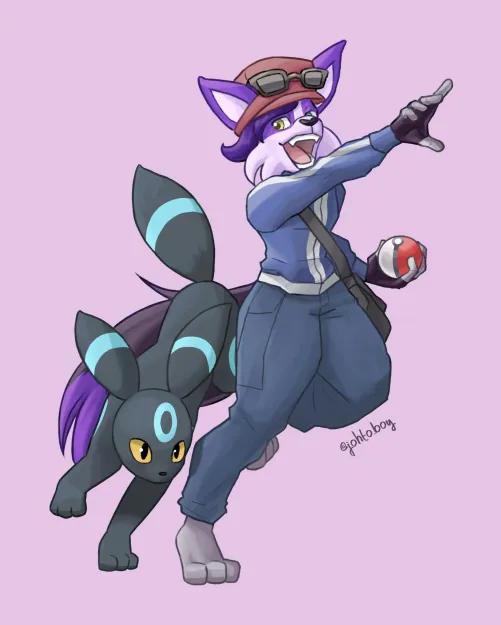 Thumbnail FlamingoImportant675 Presents: A Pokemon Trainer Furry Commission