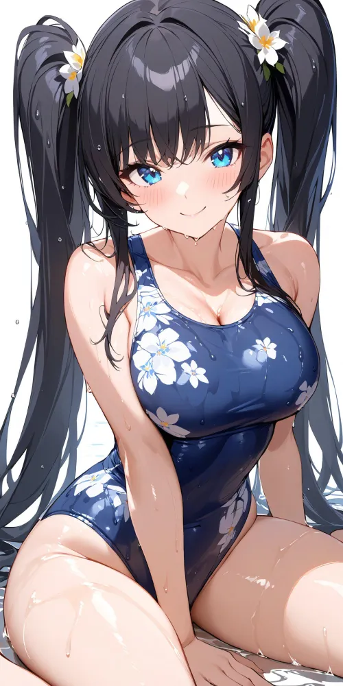 Thumbnail CheetahSperm18 Unveils the Beauty of the Flowery Swimsuit