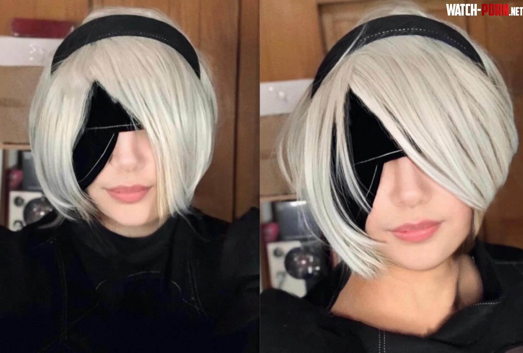 My attempt at cosplaying 2B from Nier Automata  by nerdy_neighbour