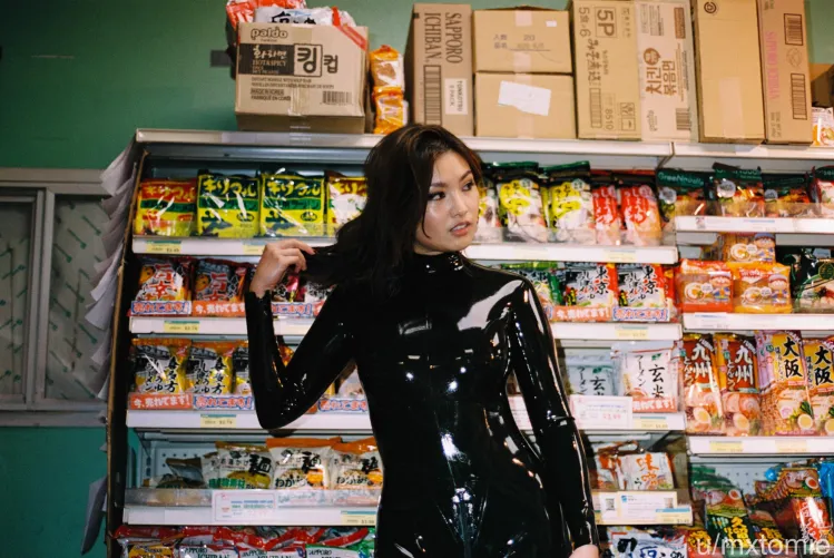 Thumbnail Snack Attack: Latex Catsuit Edition | mxtomie | ShinyPorn