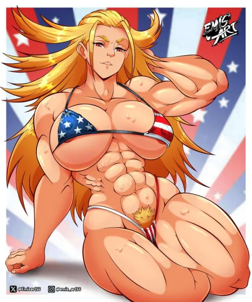 Thumbnail HelloThere001122's Journey in BokuNoEroAcademia: 'America, F**k Yeah!'