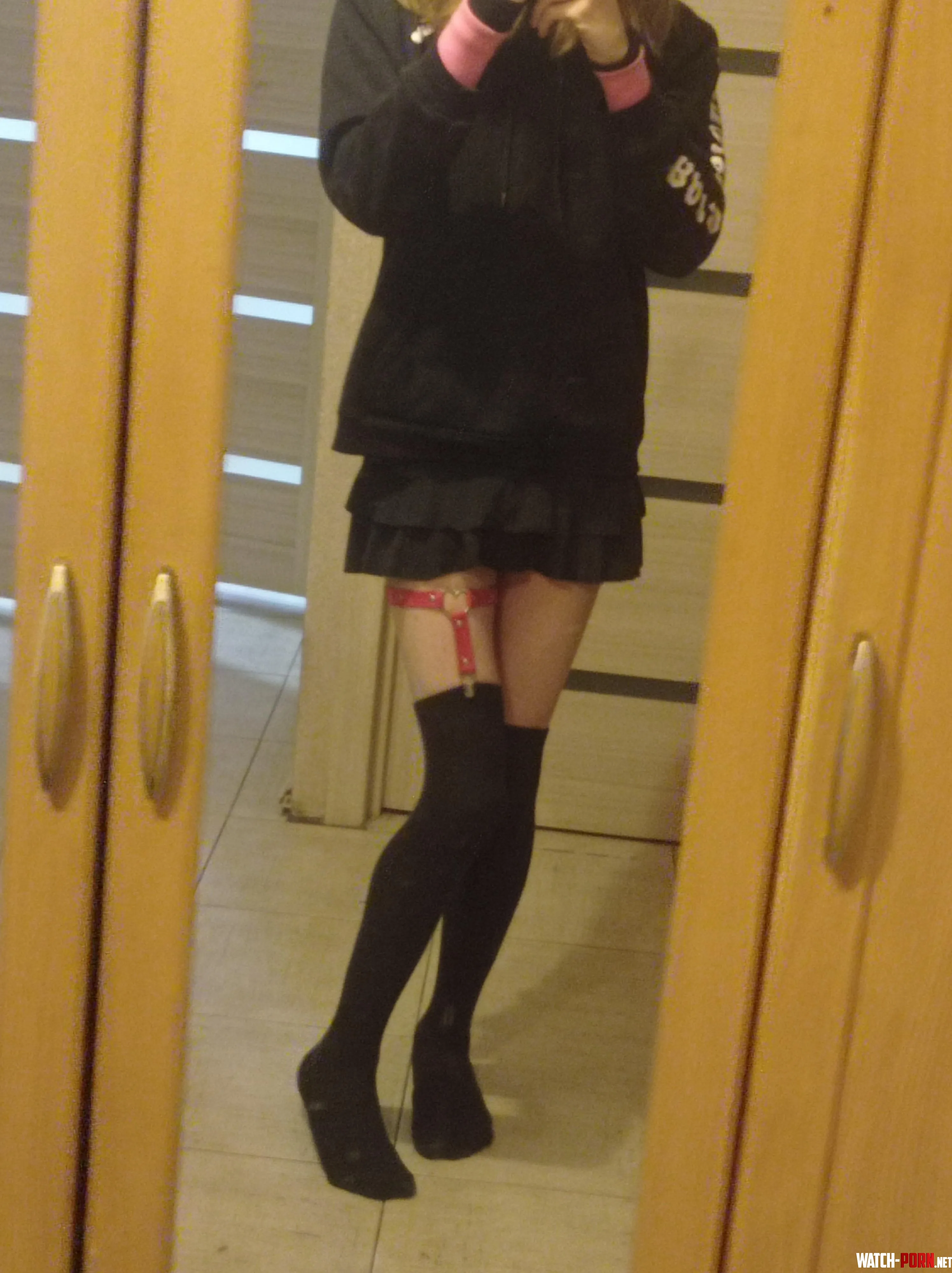 I tried hoodie with skirt today3 by AggressiveAd3863