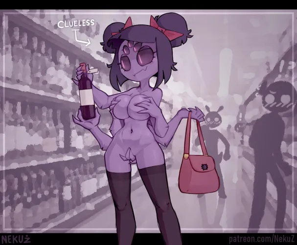 Thumbnail Cancel-Abject's Grocery Store Encounter: Nekuz Undertale's Muffet Revelations