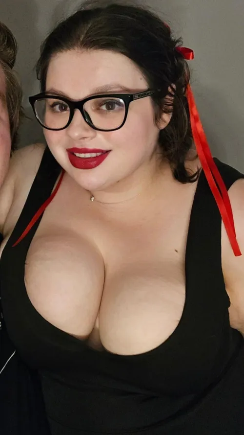 Thumbnail Exploring Red Lips and Curves: A BBW Perspective by East-Donkey3452