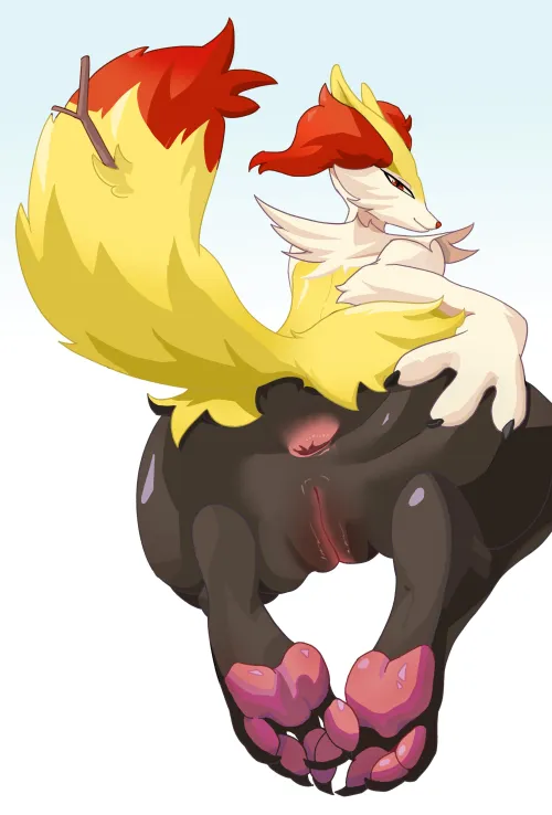 Thumbnail Braixen's Temptation: Sensual Yiff Delights by DeniNeto