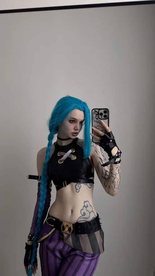 Thumbnail Jinx Cosplay by Joy from Arcane League of Legends by mercytakerr