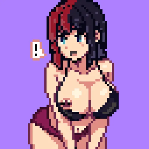 Thumbnail PixelArtNSFW Delight: yuedirty's Wardrobe Malfunction