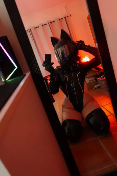 Thumbnail Kuroxkitsune's 'Celty Bunny Cosplay' Charm in BunnyGirls World