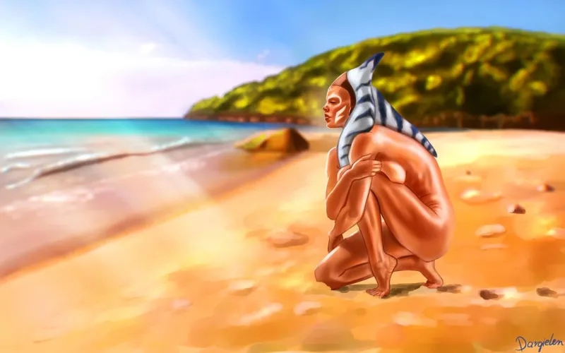 Thumbnail A Beach Encounter with Ahsoka by Dargielen - A Tale from Mearel