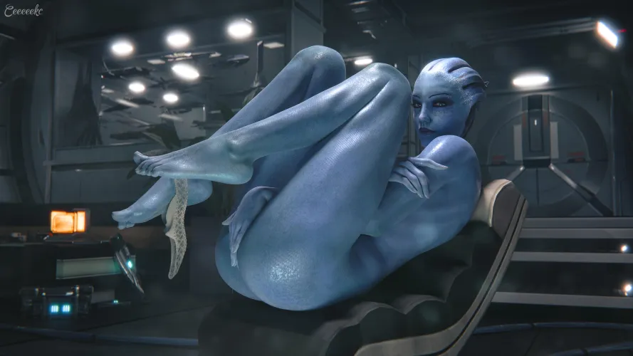 Thumbnail Erotic Artistry: Liara CEKC from Mass Effect Sensuality by Mxfyn