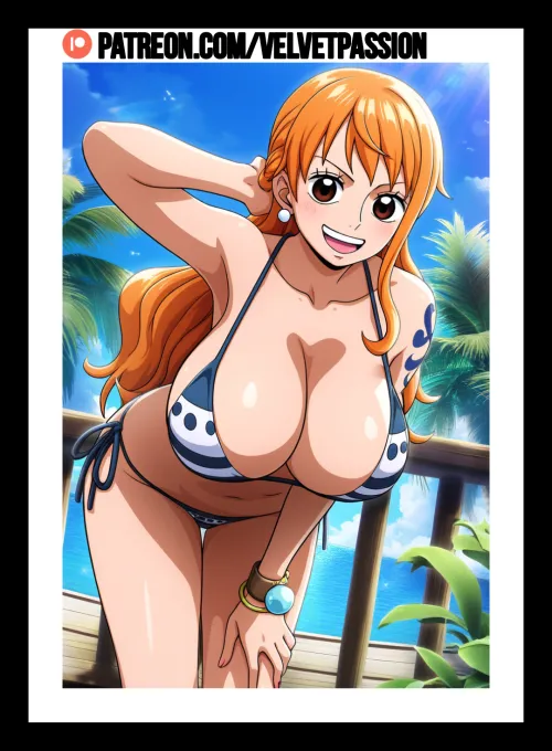 Thumbnail Nami in a Bikini: -Velvet_Passion-'s Funpiece Fantasy