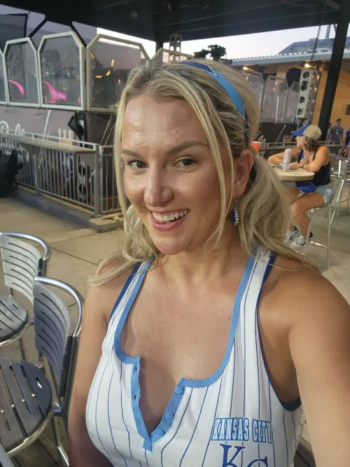 Thumbnail Mrs_Englewood's Sensational Summer Experience: 46F at the Royals Game in a See-Through Shirt