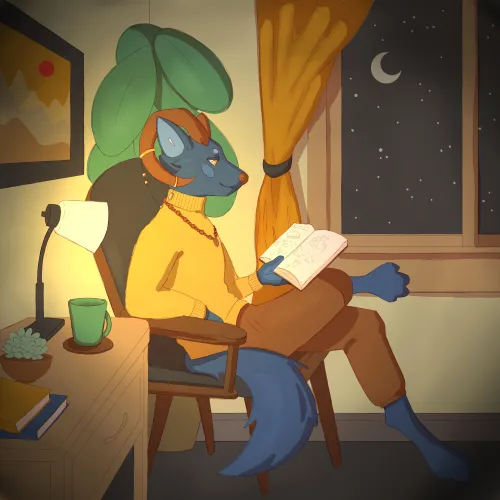 Thumbnail Furry Author shares Self-Care Tips for No-Internet Time - ashtonthepineapple