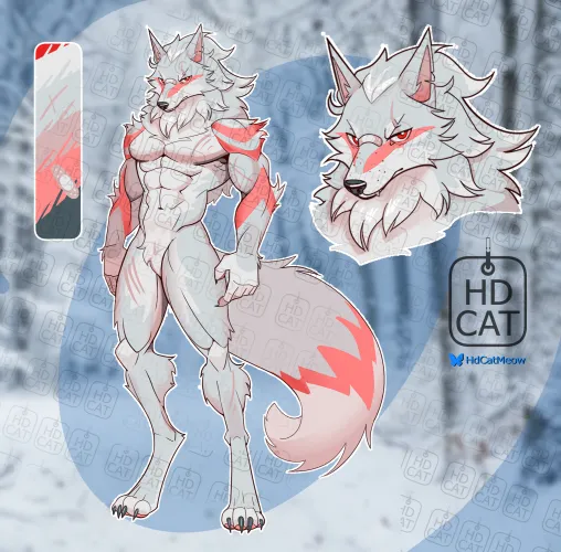 Thumbnail CDfelinus Offers: Winter Wolf Adoption for $35 - furry Delights