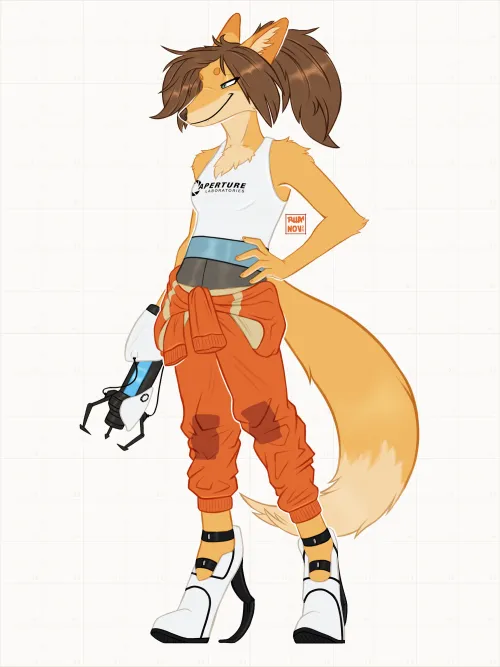 Thumbnail Drew Chell from Portal: Furry Cosplay by RhaelRhaelRasputin