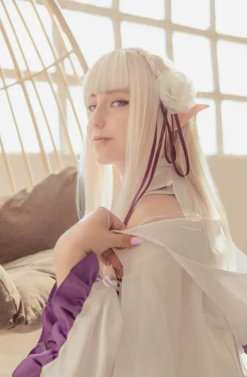 Thumbnail Emilia Cosplay by Kuroitsune - Stunning Impersonation by Kuroxkitsune in Cosplaygirls Category