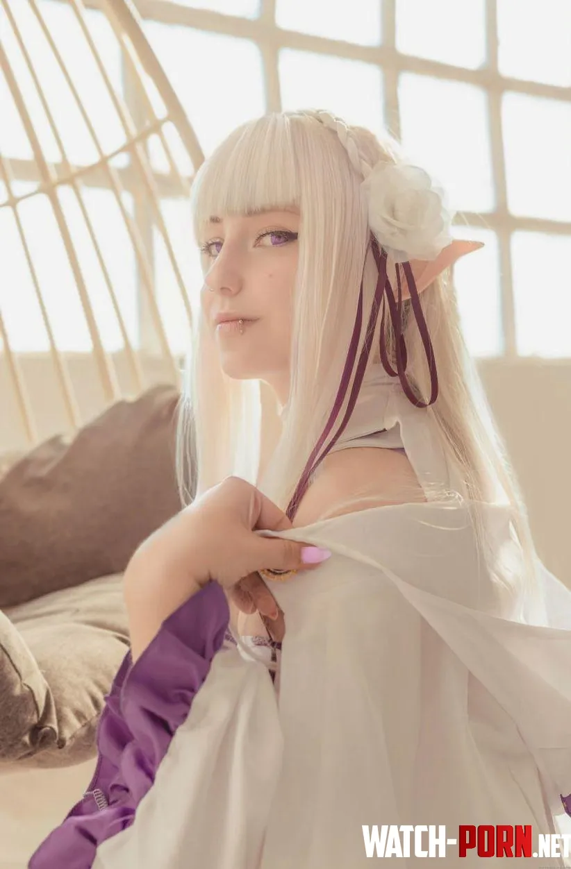 Emilia cosplay by Kuroitsune  by Kuroxkitsune