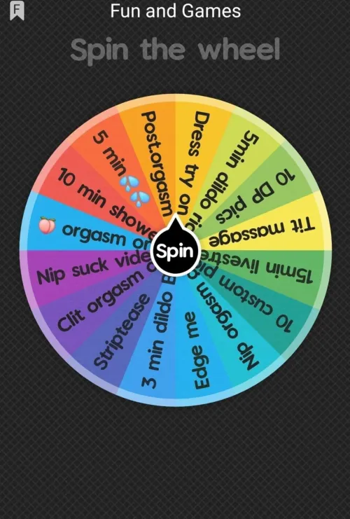 Thumbnail Spin the Wheel: Cum Play | Angels_dream | Slutsofonlyfans