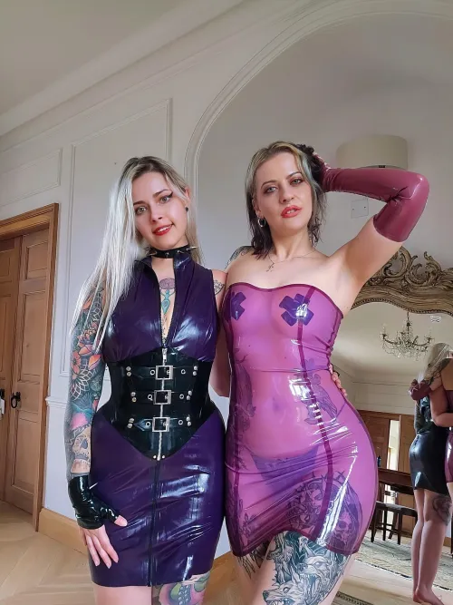 Thumbnail Baddies in Purple with Mistress Mercy - ShinyPorn Delight by Purple_Muffinz