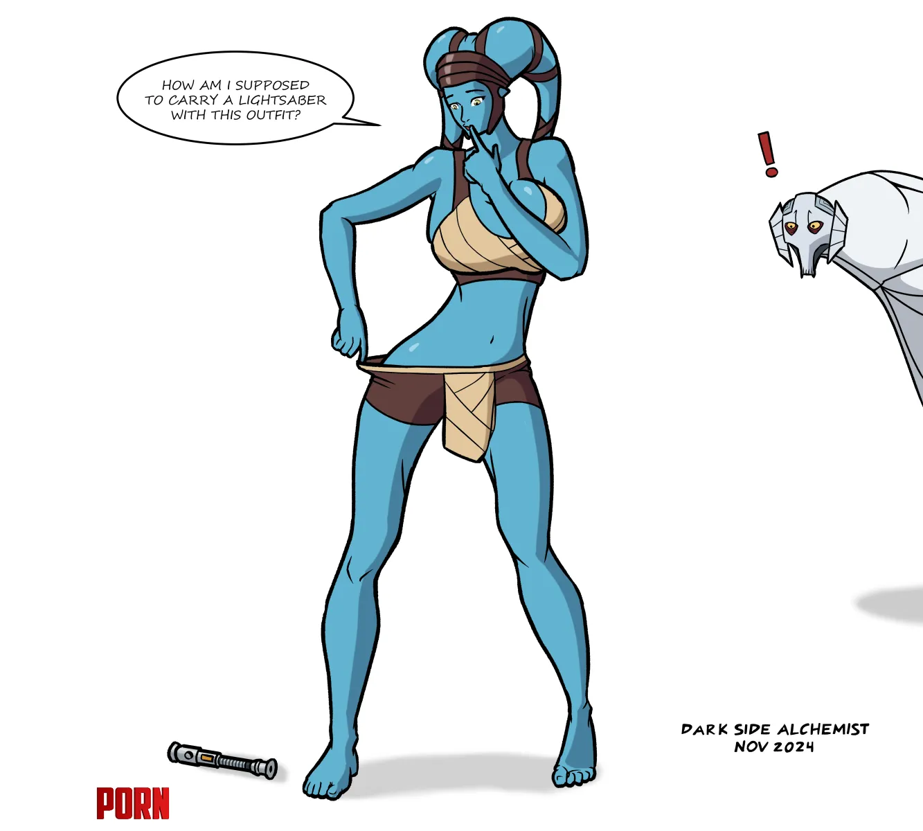 It seems someone gave Aayla a new look Artist debut DarkSideAlchemist me by DarkSideAlchemist