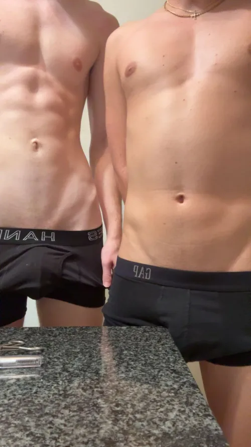 Thumbnail Who Wants to See Us Strip? Let's Get Revealing with gr33n-eyedboy