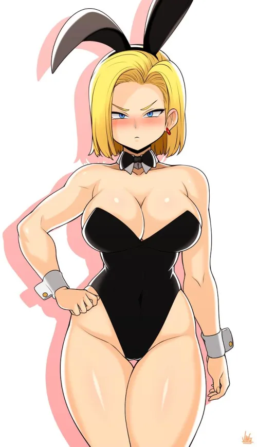 Thumbnail Playboy Bunny Android 18: JMG Dragon Ball Fantasy by ImTriggled