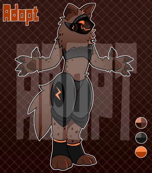 Thumbnail Fun Furry Creation: Hyena Proot by Gabzy_Drawzy