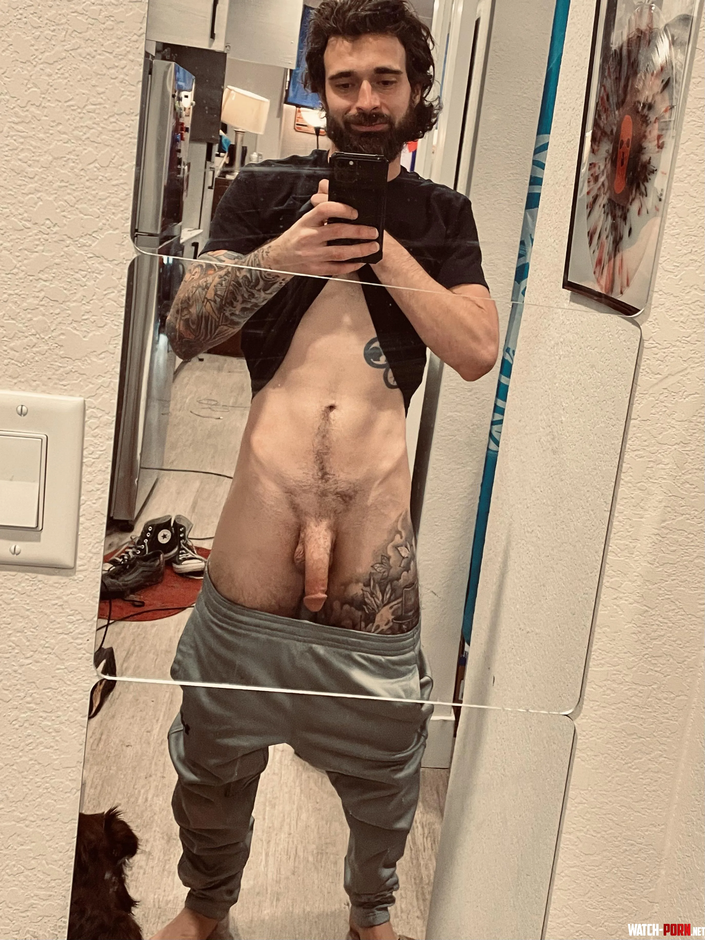 Wanna see whats under the grey sweatpants  by Tatted_galaxyx32