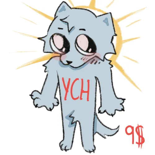 Thumbnail YCHs for 9: Expressive Reaction Pic Opportunities | floofmoons