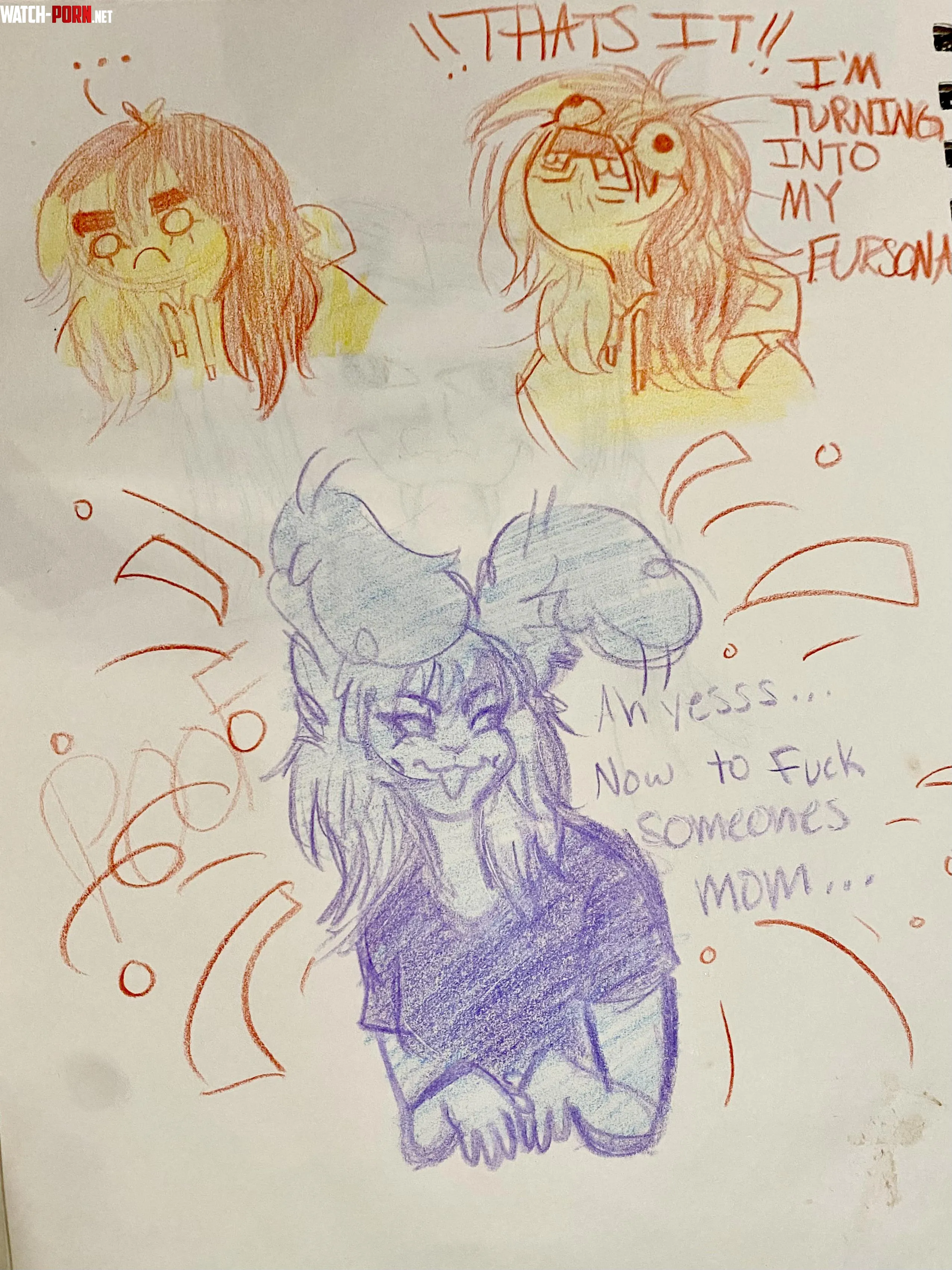 Left this sketch at the local Gung Ho by luckybunnyowo