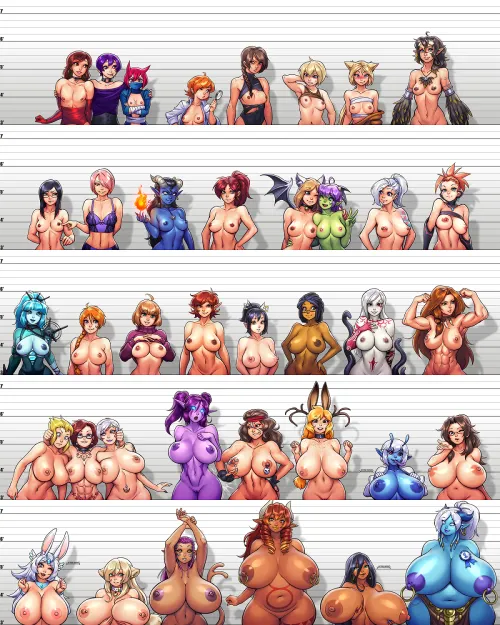 Thumbnail Boob Chart Revelations: Billy3414's Hentai Creations