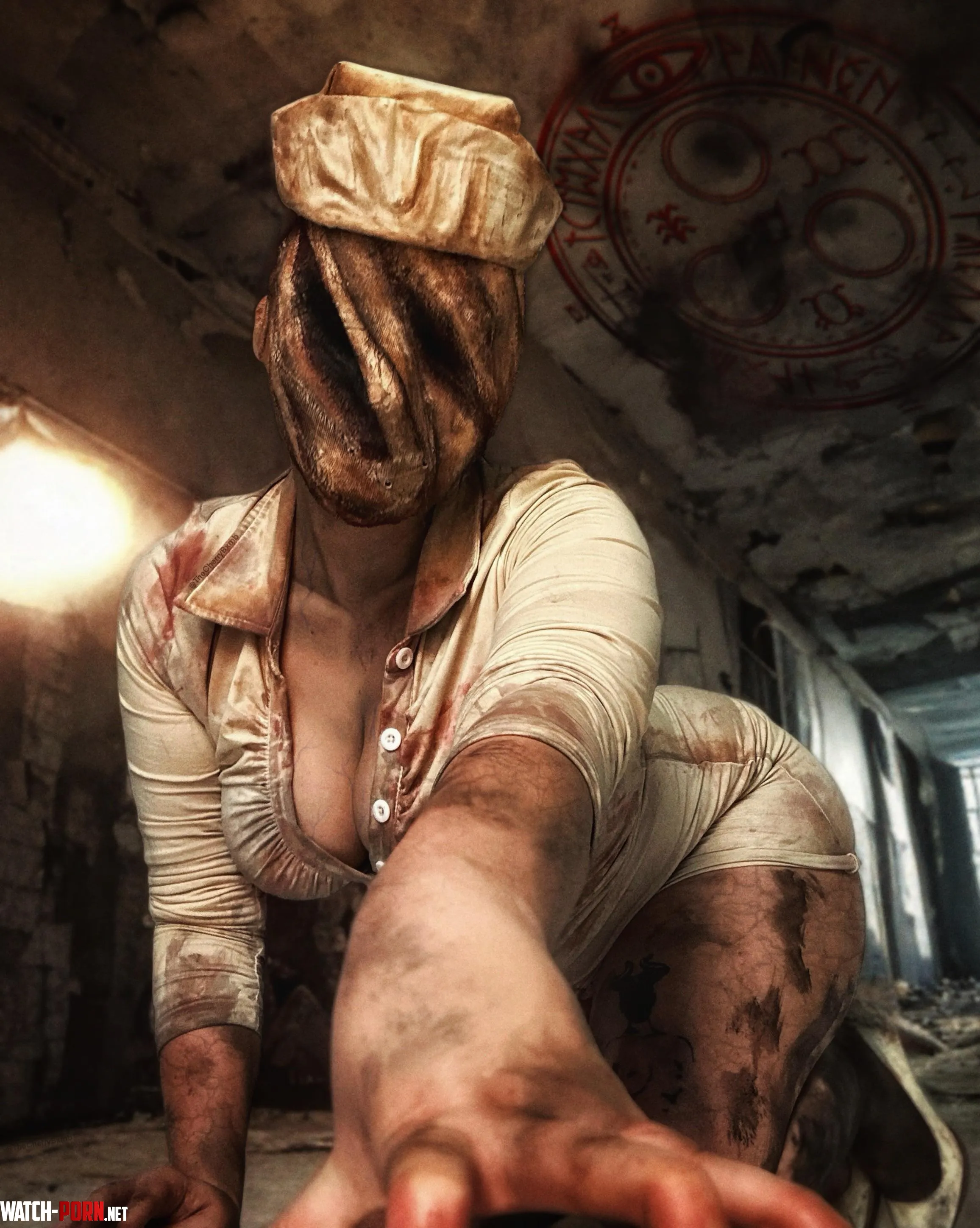 Silent Hill Nurse by TheCherryBxmb  by sweethoneybunnyyy