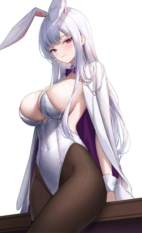 Thumbnail CheetahSperm18 Shines as a Silver Bunny Girl in Ecchi