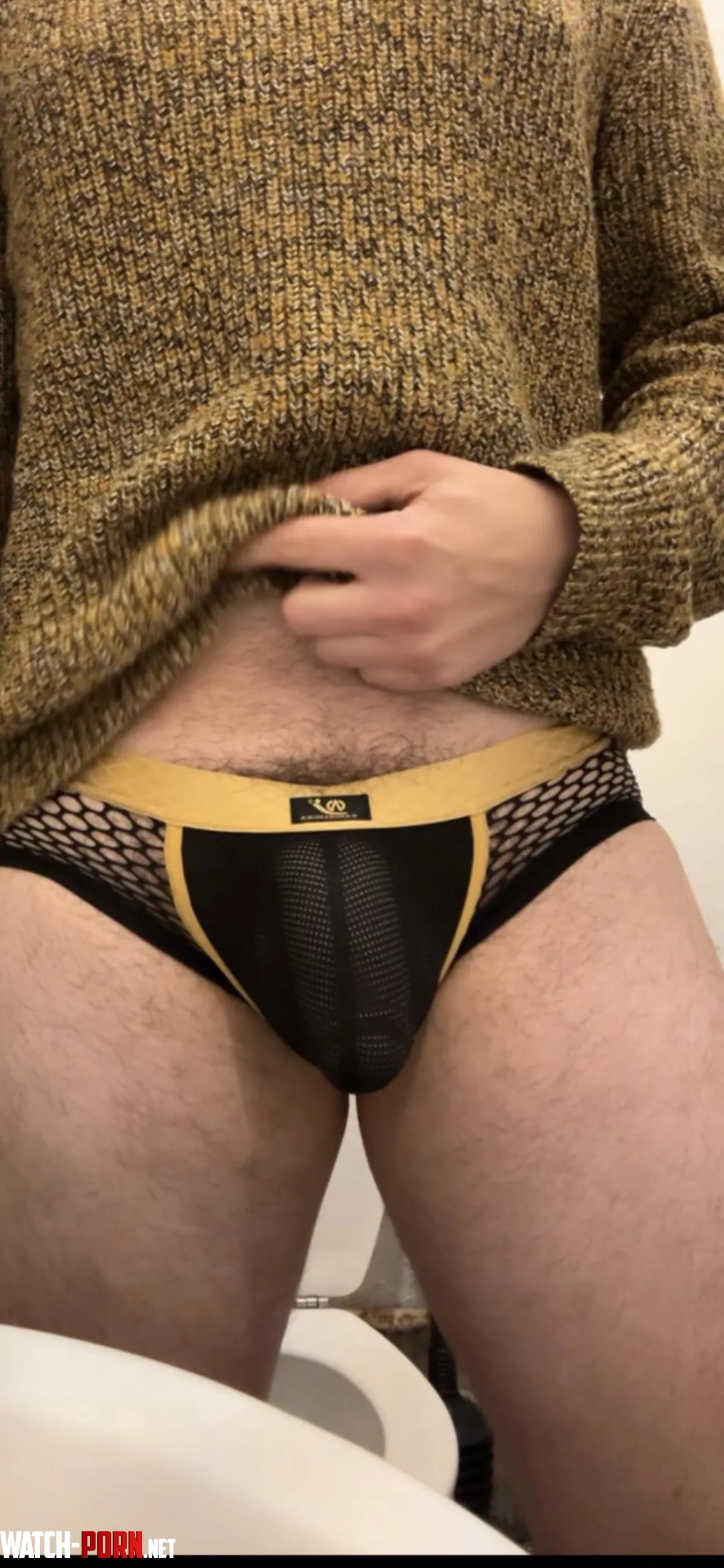 I listened to peoples advice and bought some different underwear Wife just laughed but hopefully people here will like them They are very tight so doesnt make my cock look big but feels great around my ass haha 38  by londonboyyy90