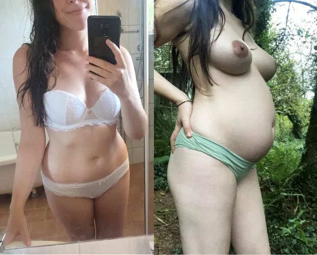 Thumbnail Before and After Breeding - Witness offgridwildwife's Pregnant Journey | Pregnant Porn