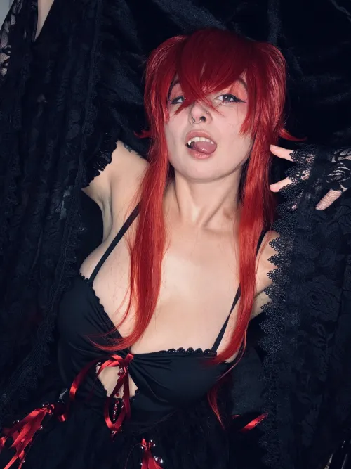 Thumbnail Bewitching Rias Cosplay Captivates on cosplaygirls