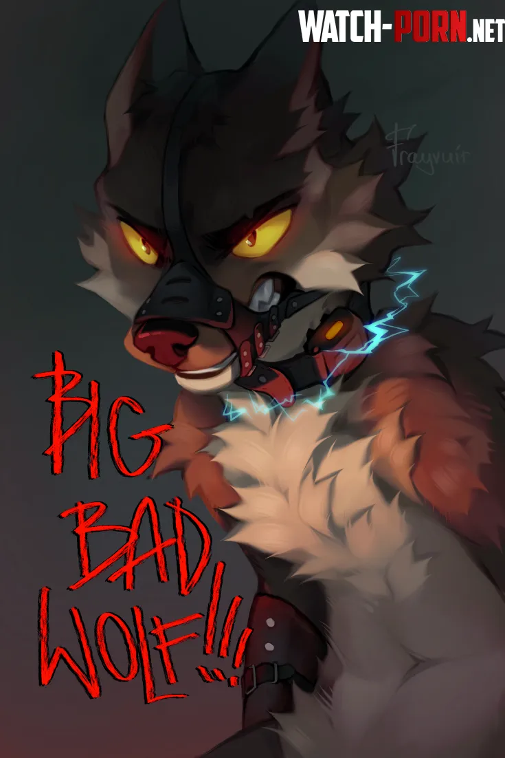 Big bad wolf art by Reysi by Bonkers_Reee