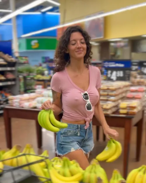 Thumbnail Attention-Grabbing Thin Shirts: A Grocery Store Encounter by outchasingfantasies in pokies