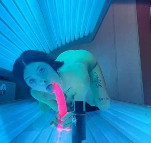 Thumbnail Experience Sensational Moments: Riding a Dildo in a Tanning Bed by yiikesbre - Slutsofonlyfans