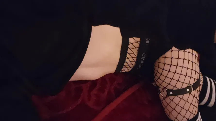 Thumbnail Sensual Style: Embracing the Allure of Fishnets with Significant_Fox1118 in femboy