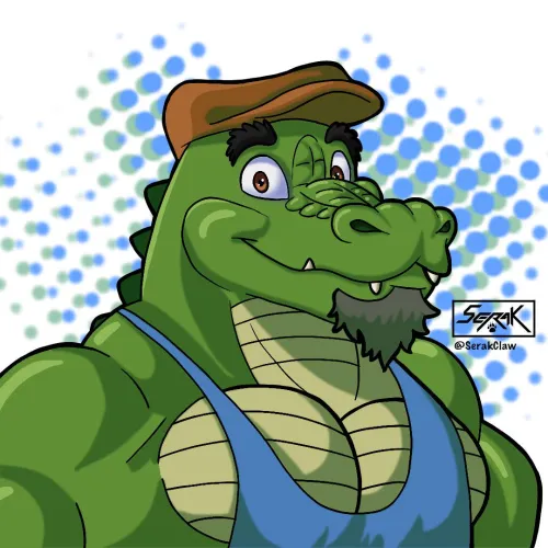 Thumbnail Meet Boonie the Gator SerakClaw: A Furry Creation by SerakClaw