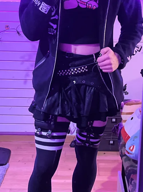 Thumbnail Fantastic_Profile_33 Explores Love for Goth Clothes in the femboy Domain