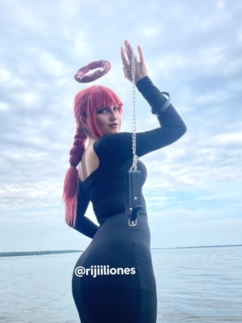 Thumbnail Beach Makima Cosplay by rijiiliones