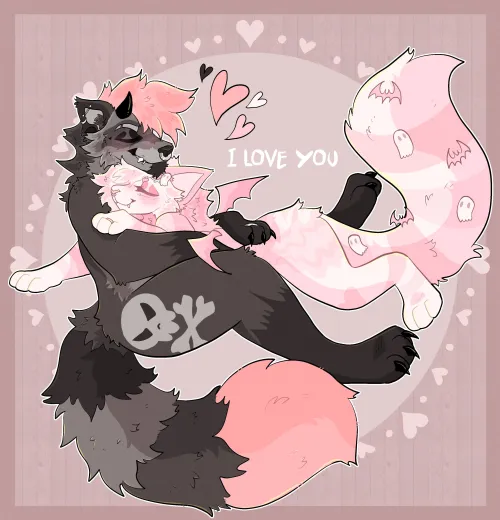 Thumbnail Big Snuggles Art By Neapawlitan In the Furry Realm