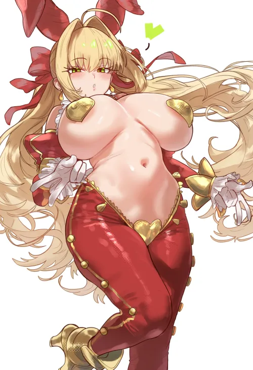 Thumbnail Gyaku Bunny Nero in YoungmanisdownFate Grand Order | thick_hentai