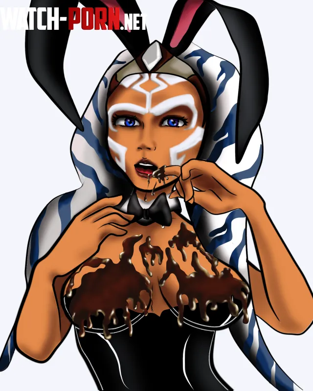 Ahsoka chocolate surprise gracenaga star wars by darkrobbe1