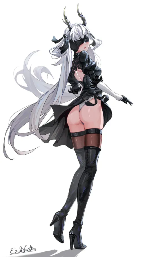 Thumbnail 2B's Best Outfit by ErikVarts | 2Booty Category