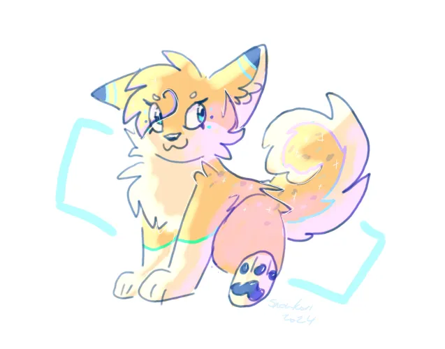 Thumbnail Sparkling Shiba Inu Art by Snowwingedwolf | furry