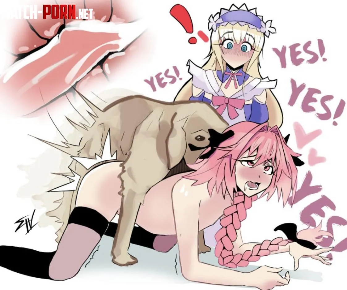 Astolfo showing Chevalier how its done esgarot iv by Horny-Sissy-Slut19